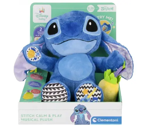 Clementoni Stitch interaktywny pluszowy Disney baby 17987