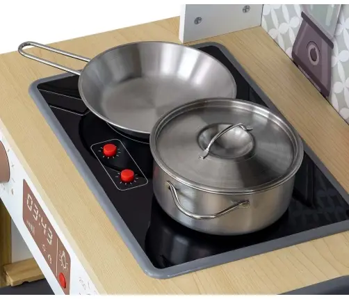 Drewniana kuchnia Bjorn - Pink