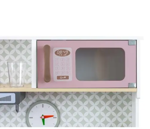 Drewniana kuchnia Bjorn - Pink