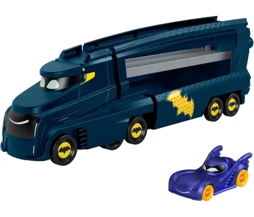 Fisher Price HMX07 Zestaw DC Batwheels Bat Transporter Ciężarówka 2w1