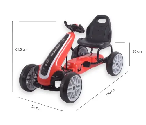 Velokarts Milly Mally Power Red