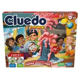 HASBRO GRA CLUEDO JUNIOR 2w1 POLSKA WERSJA HASBRO GRA CLUEDO JUNIOR 2w1 POLSKA WERSJA