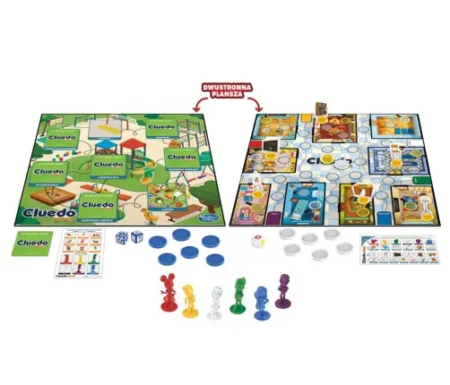 HASBRO GRA CLUEDO JUNIOR 2w1 POLSKA WERSJA