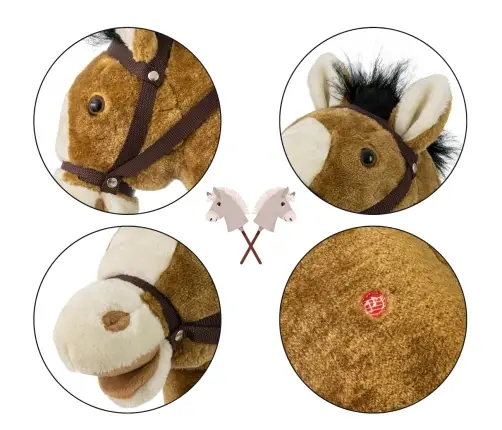 Hobby Koń na Kiju Light Brown