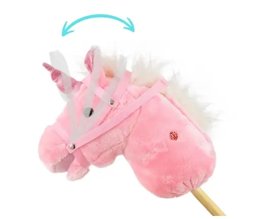 Hobby Koń na Kiju Pink