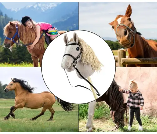 Hobby Plus Koń na Kiju Light Grey