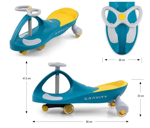 Jeździk Grawitacyjny Gravity Green Yellow