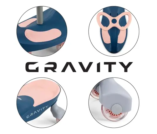 Jeździk Grawitacyjny Gravity Navy Pink