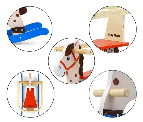 Koń Lucky 12 - Blue/Red