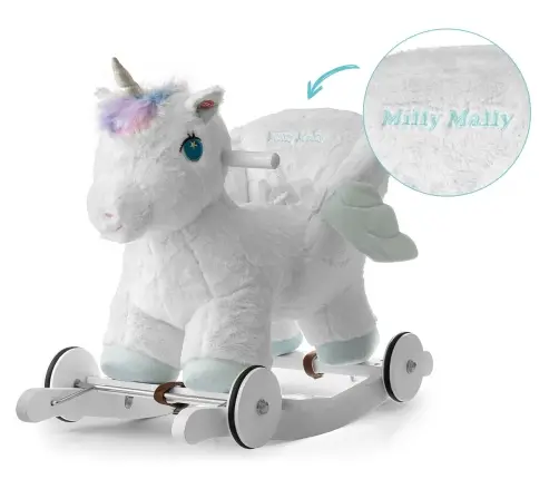 Koń Polly White Jednorożec