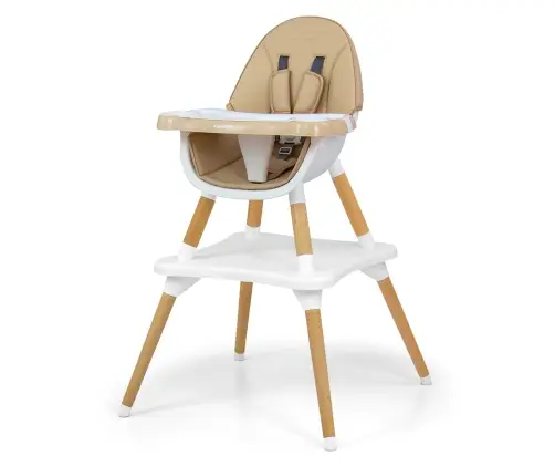 Krzesełko do karmienia 2w1 Malmo Beige Krzesełko do karmienia 2w1 Malmo Beige