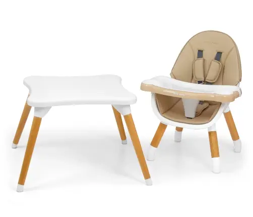 Krzesełko do karmienia 2w1 Malmo Beige Krzesełko do karmienia 2w1 Malmo Beige