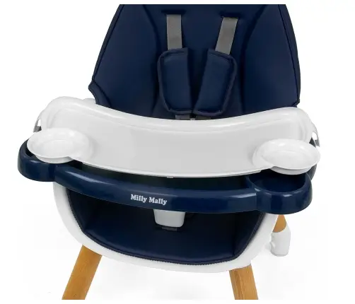 Barošanas krēsls Milly Mally Malmo 2in1 Navy Barošanas krēsls Milly Mally Malmo 2in1 Navy