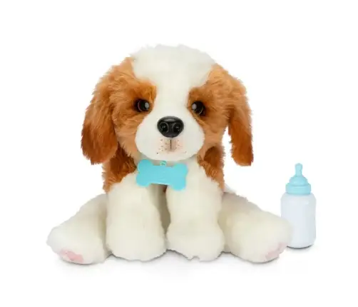 Little Live Pets 26548 Interaktywny Piesek Łatek z klatką