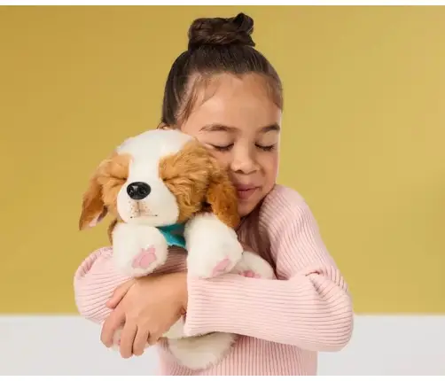 Little Live Pets 26548 Interaktywny Piesek Łatek z klatką