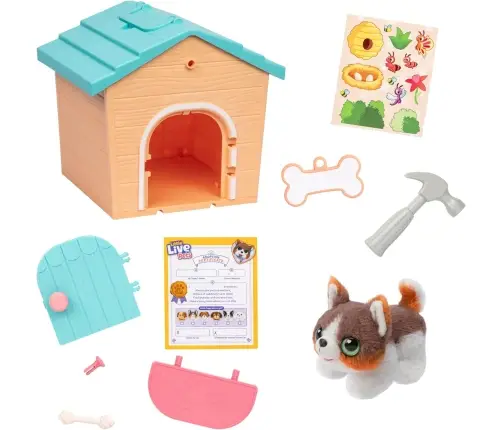 LITTLE LIVE PETS  INTERAKTYWNY SZCZENIAK Z BUDĄ /1- 26616