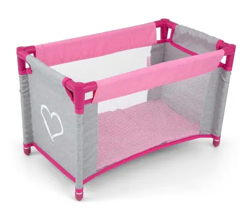 Łóżeczko dla lalek Lisa Prestige Pink