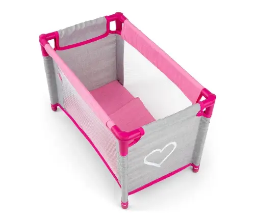 Łóżeczko dla lalek Lisa Prestige Pink