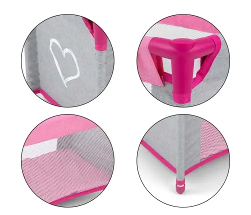 Łóżeczko dla lalek Lisa Prestige Pink