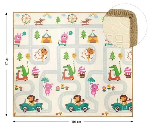 Mata piankowa składana Play Street T1