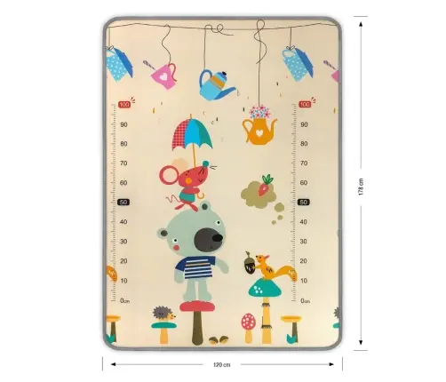 Mata piankowa zwijana Kinder Bear and Whales