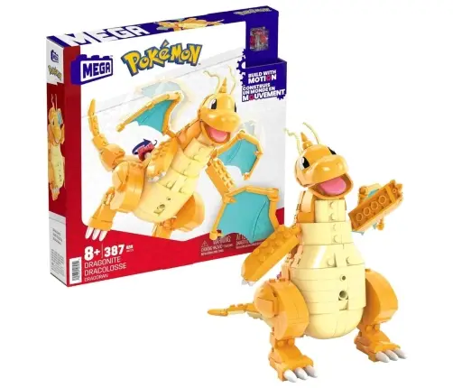 Mega Blocks HTK25 Pokemon Dragonite Zestaw Klocków - Latający Smok