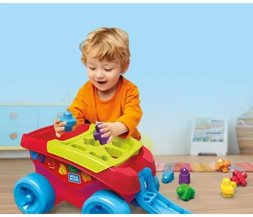 MEGA BLOKS WÓZEK SORTER KSZTAŁTÓW