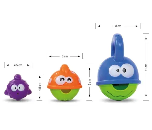 Milly Mally Bath toy - Water fish - 0688