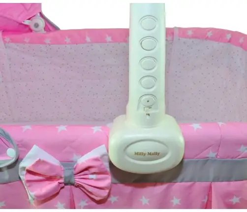 Milly Mally Cradle Sweet Melody 4in1Remote Cream Milly Mally Cradle Sweet Melody 4in1Remote Cream