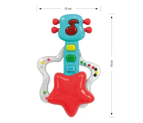 Milly Mally Musical rattle - Rock star - 0699 RED