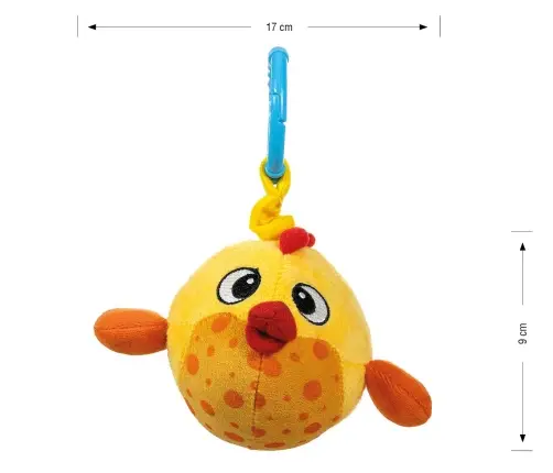 Milly Mally Plush hanging toy - Baby fish - 2882 YELLOW