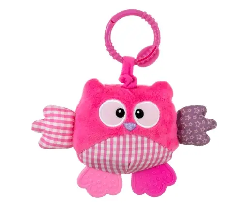 Milly Mally Plush hanging toy - Cutie owl - 2881 PINK