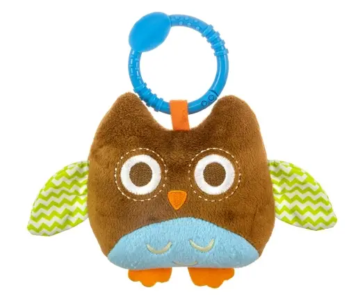Milly Mally Plush hanging toy - Happy owl - 2552 BROWN