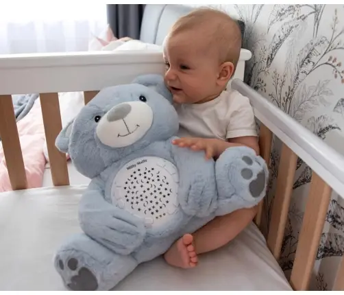 Zabawka pluszowa z Projektorem Milly Bear Blue