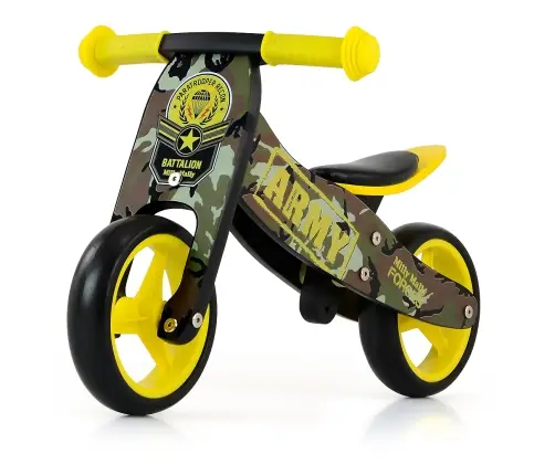 Balansa ritenis Milly Mally Ride On 2in1 Jake Army