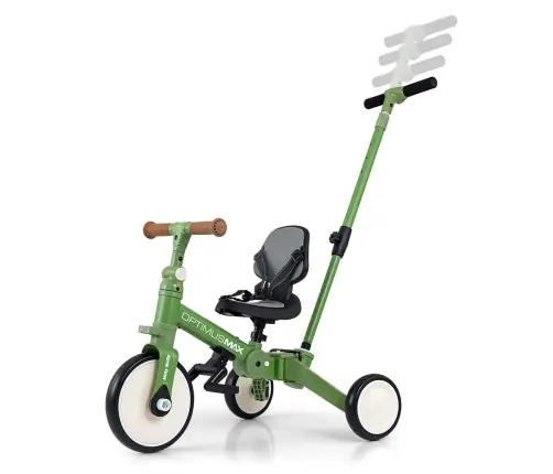 Rowerek 5w1 Optimus Max Green