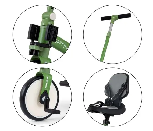 Rowerek 5w1 Optimus Max Green