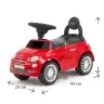 Milly Mally Ride On Fiat 500 Red