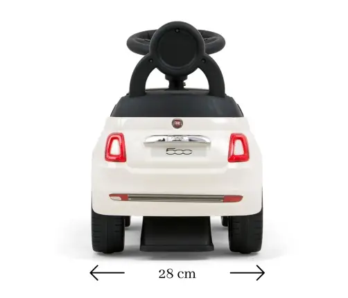 Milly Mally Ride On Fiat 500 White