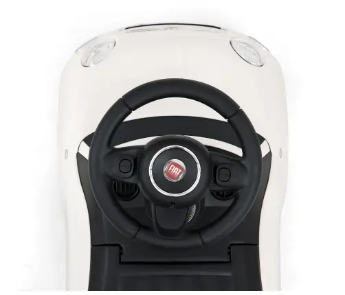 Milly Mally Ride On Fiat 500 White