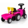 Milly Mally Ride On New Holland T7 Tractor Pink