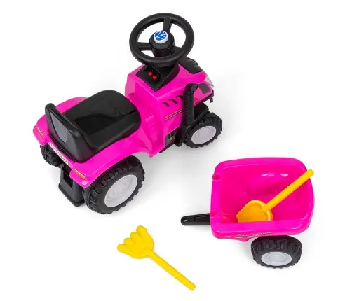 Milly Mally Ride On New Holland T7 Tractor Pink