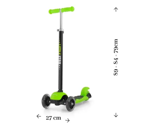 Skrejritenis Milly Mally Little Star Green 3in1 Skrejritenis Milly Mally Little Star Green 3in1