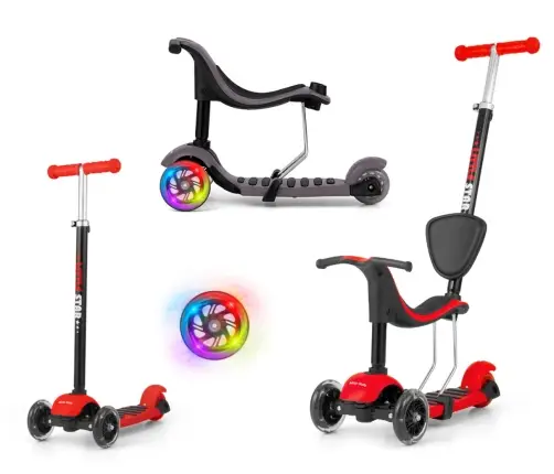 Skrejritenis Milly Mally Little Star Red 3in1