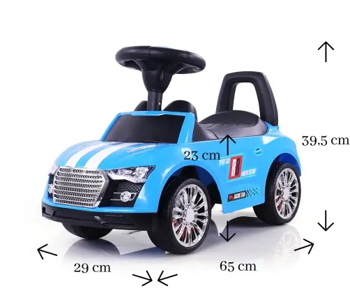 Milly Mally Ride On Racer Blue