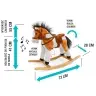 Milly Mally Rocking Horse Łatek Light Brown