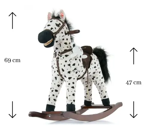 Milly Mally Rocking Horse Mustang Black Dot