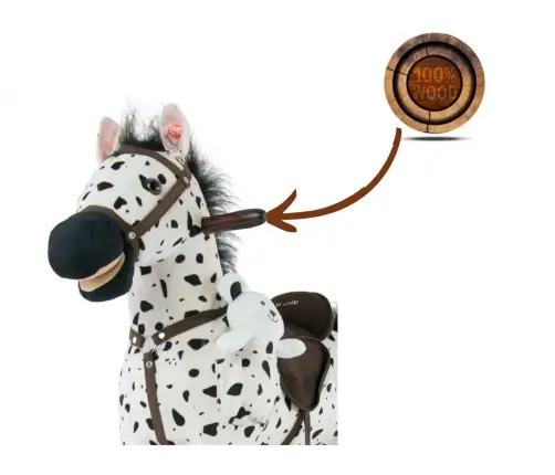 Milly Mally Rocking Horse Mustang Black Dot