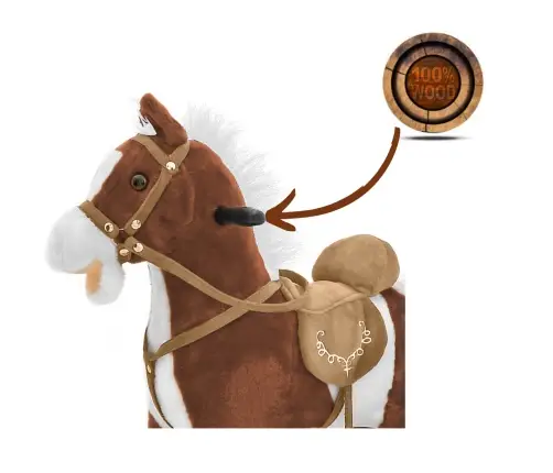 Milly Mally Rocking Horse Mustang Dark Brown