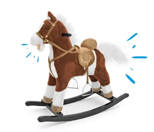 Milly Mally Rocking Horse Mustang Dark Brown